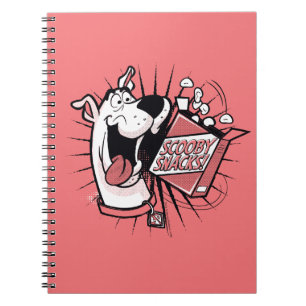 Caderno Espiral Petiscos de intervalo mínimo de Scooby-Doo Scooby