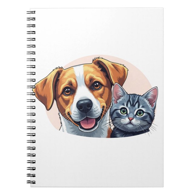 Caderno Espiral Pets and dog (Frente)