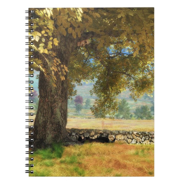 Caderno Espiral Phantastes: sob o notebook Beech Tree (Frente)