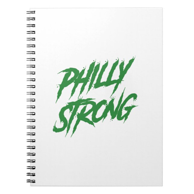 Caderno Espiral Philly Strong Grafite Style (Frente)