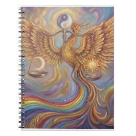 Caderno Espiral Phoenix Yin Yang Balance Notebook