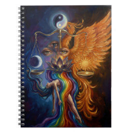 Caderno Espiral Phoenix Yin Yang Balance Notebook