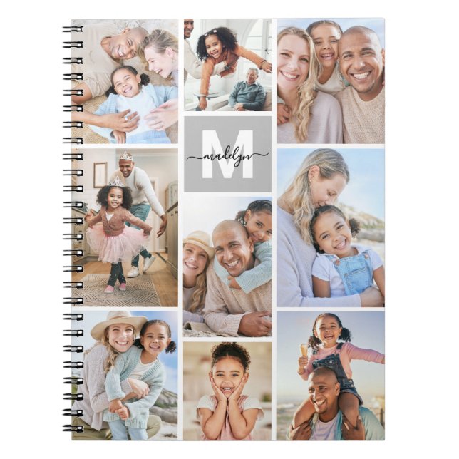Caderno Espiral Photo Monogram Picture (Frente)