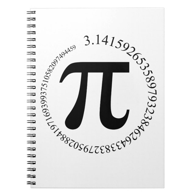 Caderno Espiral Pi - π (Frente)