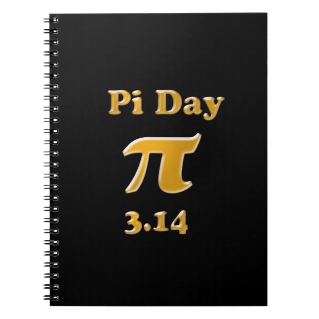 Caderno Espiral Pi Day (Frente)