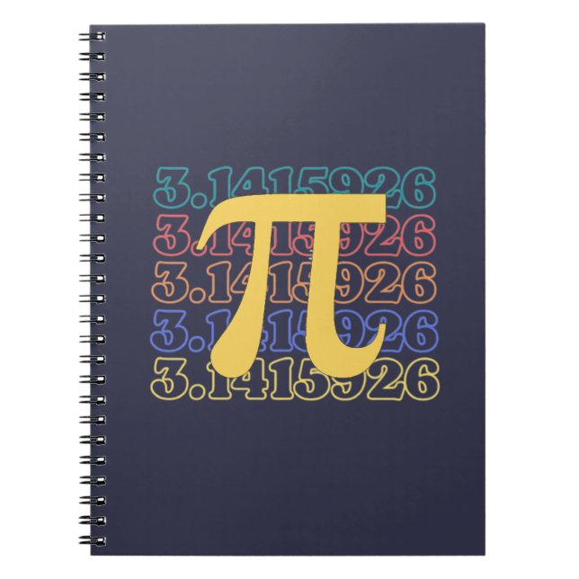 Caderno Espiral Pi Day (Frente)