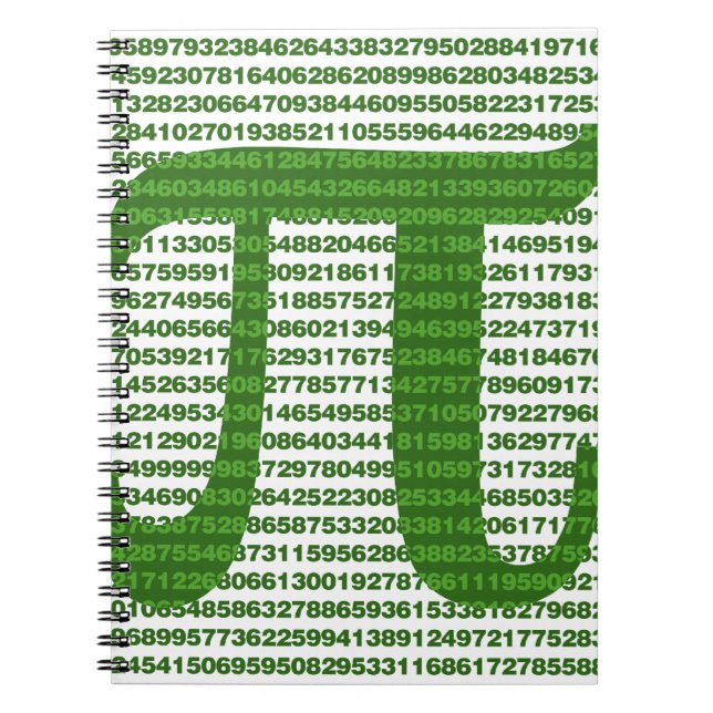 Caderno Espiral Pi Dia 3,14 (Frente)