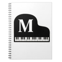 Piano Monograma Personalizado Pianista