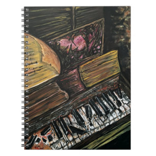 Caderno Espiral Piano quebrado