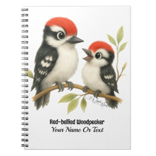 Caderno Espiral Pica-pau-bico-vermelho vocal