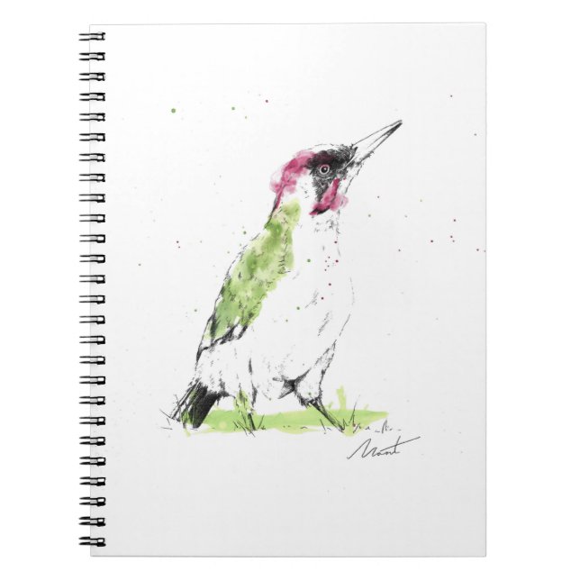 Caderno Espiral Pica-pau verde (Frente)