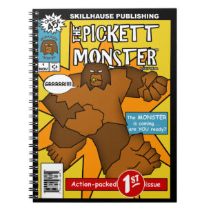 Caderno Espiral PICKETT MONSTER - Livro nº 1