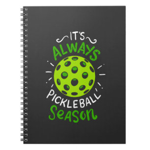 Caderno Espiral Pickleball - Temporada de Pickleball