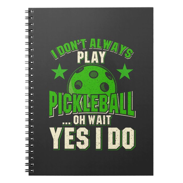 Caderno Espiral Picleball (Frente)