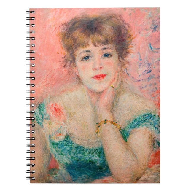 Caderno Espiral Pierre-Auguste Renoir - Atriz Jeanne Samary (Frente)