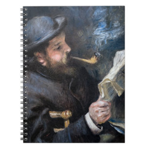Caderno Espiral Pierre-Auguste Renoir - Claude Monet Lendo