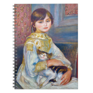 Caderno Espiral Pierre-Auguste Renoir - Criança com Gato