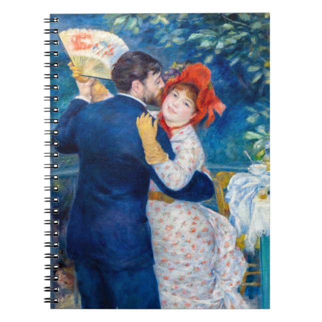 Caderno Espiral Pierre-Auguste Renoir - Dança do País (Frente)