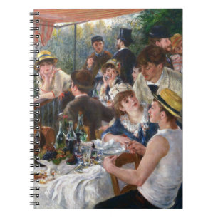 Caderno Espiral Pierre-Auguste Renoir - Luncheon do Partido Barco