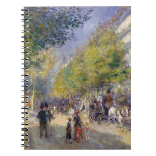 Caderno Espiral Pierre-Auguste Renoir - Paris, Grands Boulevards