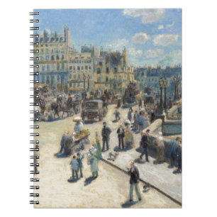 Caderno Espiral Pierre um Renoir Pont Neuf, Paris