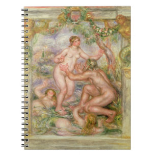 Caderno Espiral Pierre um Renoir Saone que flui no Rhone