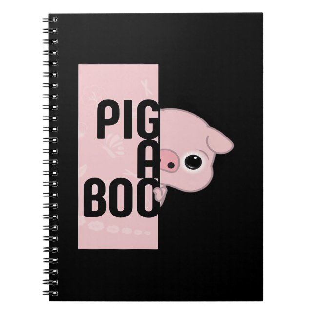 Caderno Espiral Pig A Boo (Frente)
