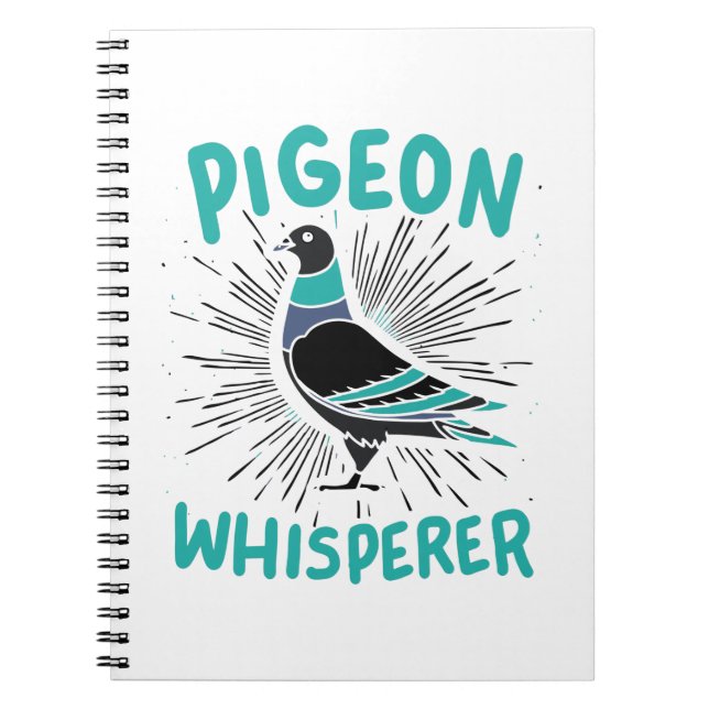 Caderno Espiral Pigeon Whisperer (Frente)