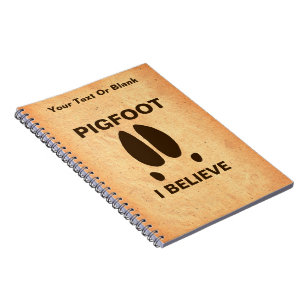 Caderno Espiral Pigfoot - Eu Acredito