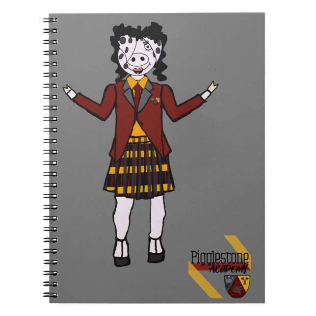 Caderno Espiral Pigglestone notebook 1 (Frente)