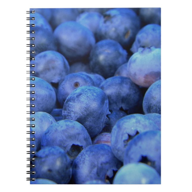 Caderno Espiral pilha de mirtilo (Frente)