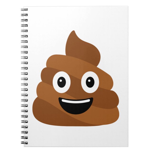 Caderno Espiral Pilha de Poo Emoji Mug (Frente)