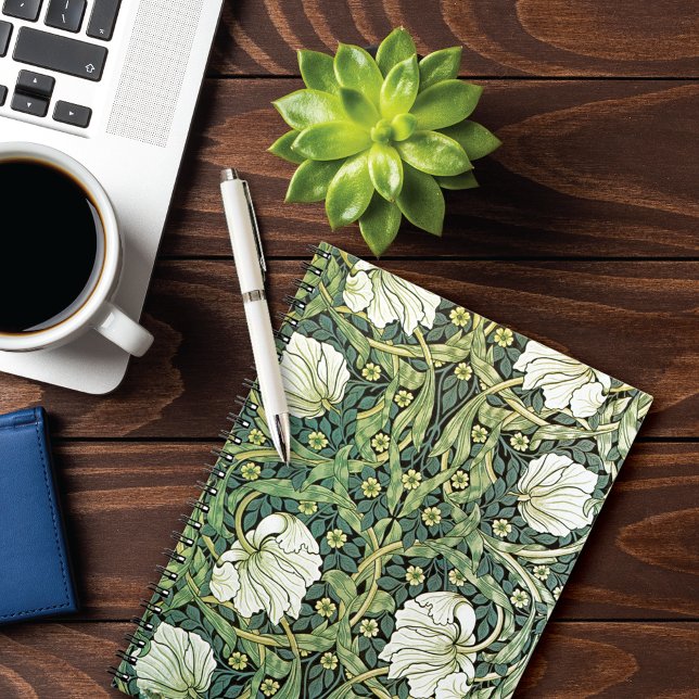 Caderno Espiral Pimpernel Floral Pattern William Morris (Criador carregado)