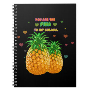 Caderno Espiral Pina Colada Pineapple