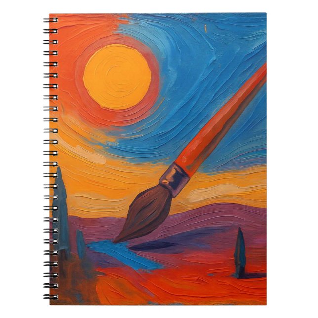 Caderno Espiral Pincel dos Sonhos (Frente)