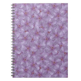 Caderno Espiral Pineywoods Geranium Padrão Sem Costura