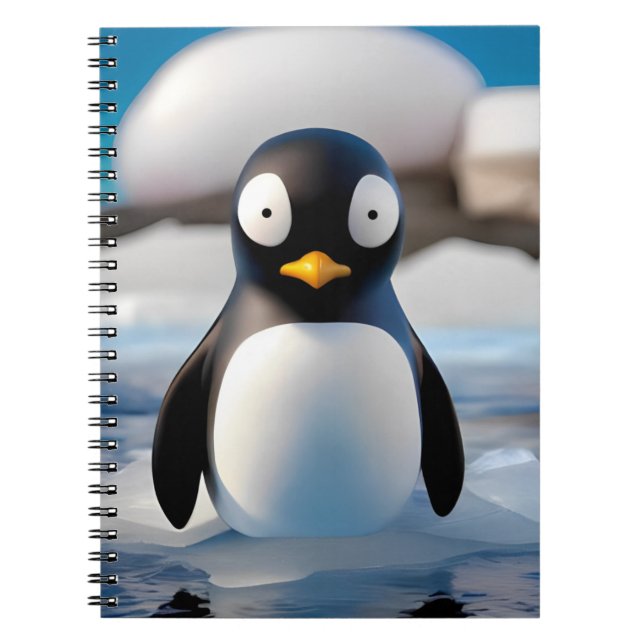 Caderno Espiral Pinguim (Frente)