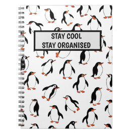 Caderno Espiral Pinguim