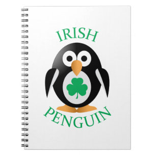 Caderno Espiral Pinguim irlandês
