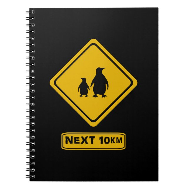 Caderno Espiral pinguins de beware (Frente)