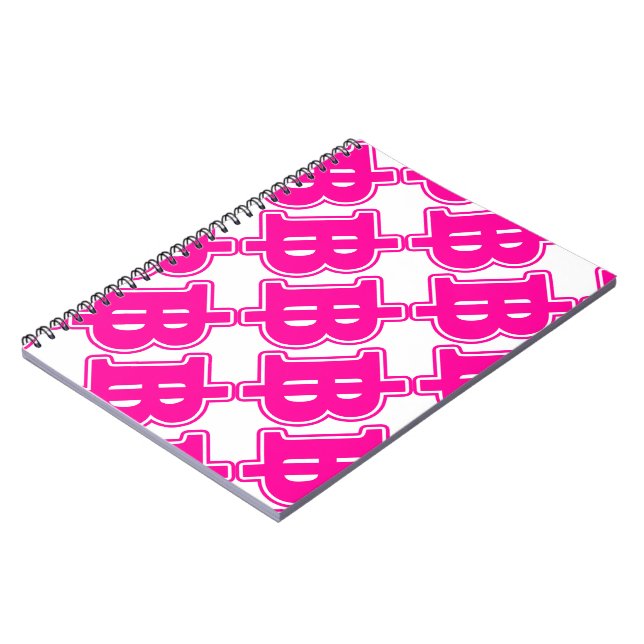 Caderno Espiral PINK BAHT SGN ฿ Moeda Moeda Tailandesa ฿ (Left Side)