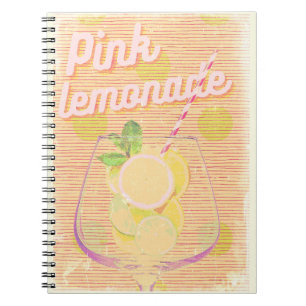 CADERNO ESPIRAL PINK LEMONADE