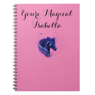 Caderno Espiral Pink Lover Você é um nome de fantasia de Unicórnio