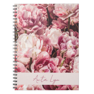 Caderno Espiral Pink Peony