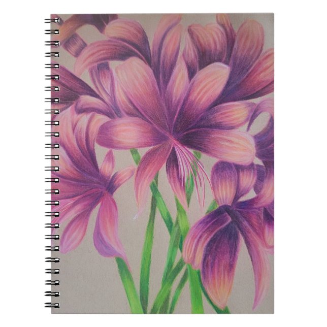 Caderno Espiral Pink spider lily notebook (Frente)