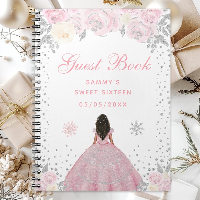 Caderno Espiral Pink Winter Dark Skin Princess Sweet (Criador carregado)