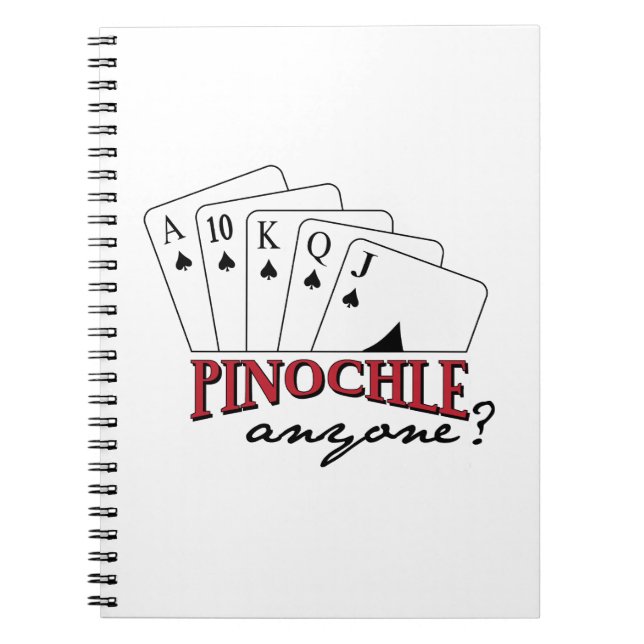 Caderno Espiral Pinochle Alguém? (Frente)