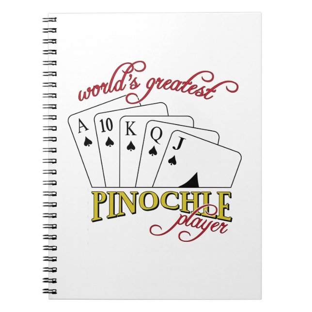 Caderno Espiral Pinochle Player (Frente)