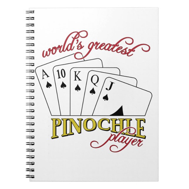 Caderno Espiral Pinochle Player (Frente)