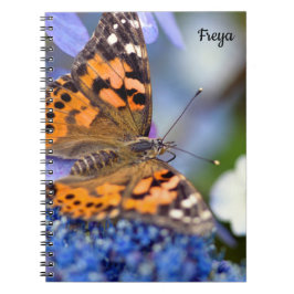 Caderno Espiral Pintado notebook espiral Lady Butterfly